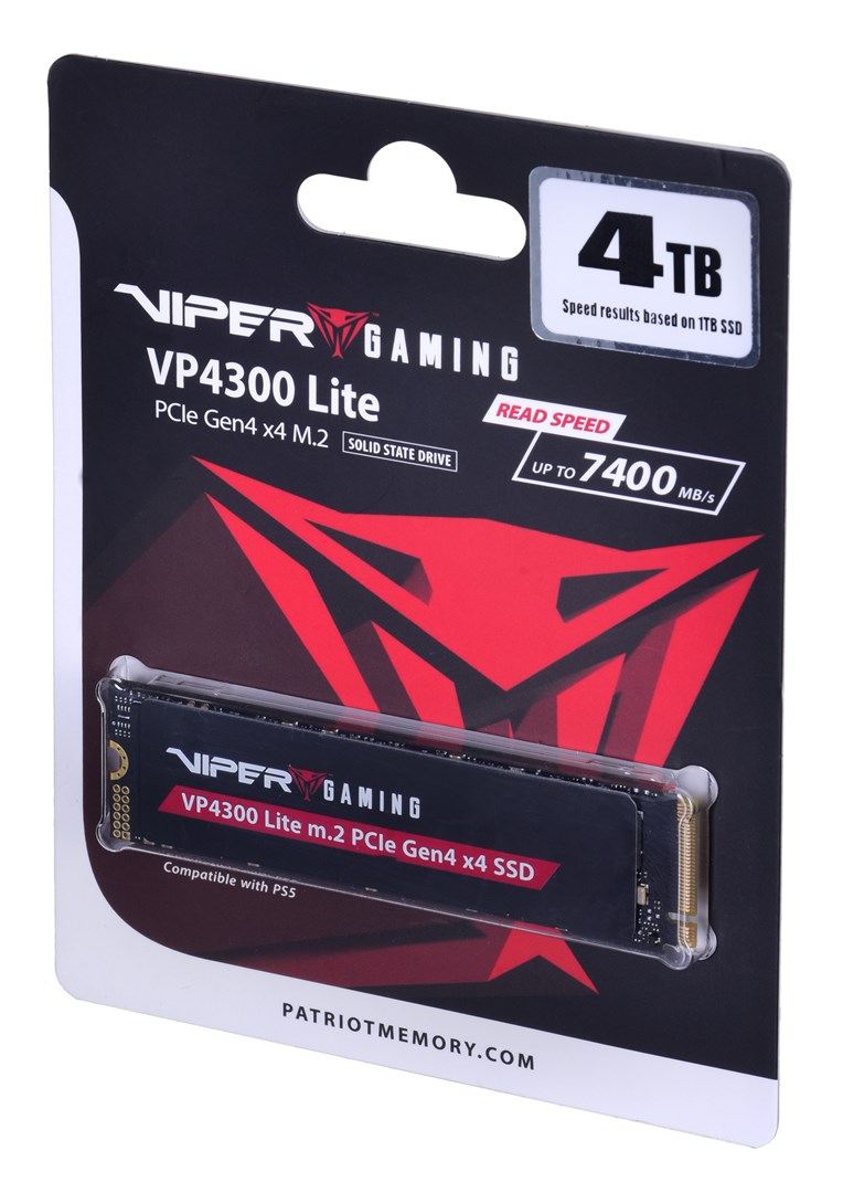 SSD Patriot Viper VP4300L M.2 PCI-Ex4 NVMe 4TB - obrazek 2