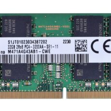 Samsung SO-DIMM 32GB DDR4 2Rx8 3200MHz PC4-25600 M471A4G43AB1-CWE