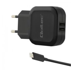Ładowarka sieciowa Qoltec 50188 (3400 mA; 17W; USB, USB typ C)