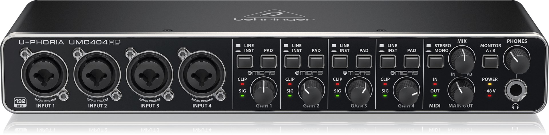 Behringer UMC404HD - Interfejs audio USB - obrazek 2