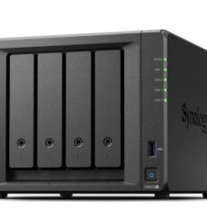 NAS Synology DS923+; Tower; 4x (3.5" SATA HDD); AMD Ryzen R1600; 4 GB DDR4 ECC SODIMM (max. 32GB), 2x 1GbE RJ-45