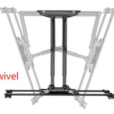 GEMBIRD UCHWYT ŚCIENNY REGULOWANY LCD 40"-80" VESA MAX 600 X 400MM, DO 50KG