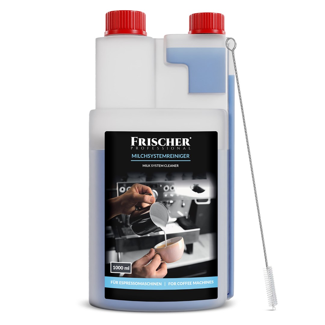 Środek do czyszczenia systemów mlecznych Frischer 1l + szczoteczka 20cm - obrazek 2