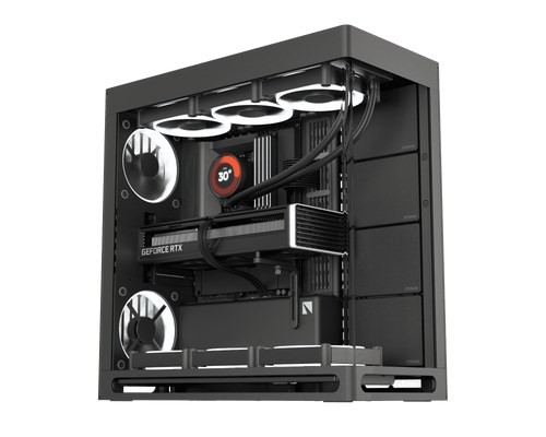 HAVN HS 420 Midi Tower Czarny - obrazek 2