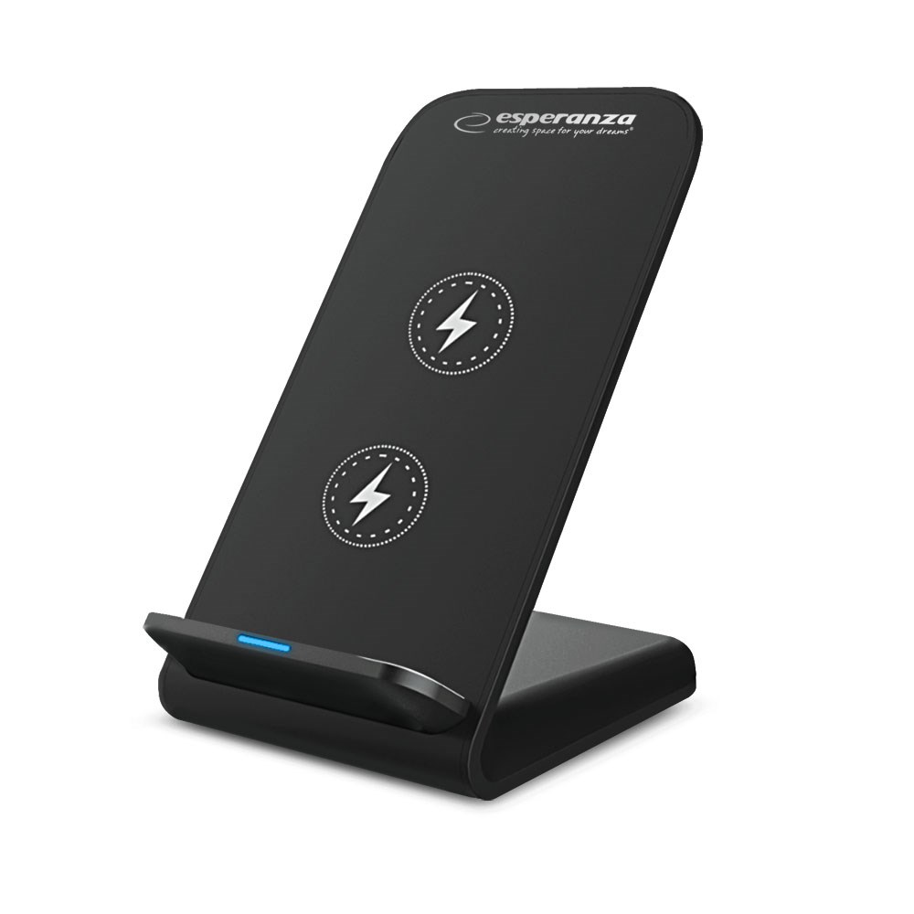 ESPERANZA PODSTAWKA POD TELEFON Z ŁADOWARKĄ BEZPRZEWODOWĄ 15W PHOTON EZC101 - obrazek 2