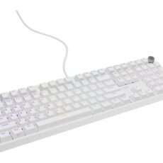 GENESIS NKG-2300 klawiatura Uniwersalne USB QWERTY Angielski Biały