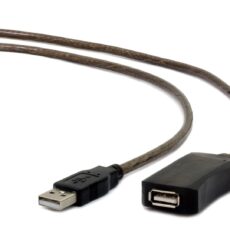 Kabel GEMBIRD UAE-01-5M (USB 2.0 M - USB 2.0 F; 5m; kolor czarny)