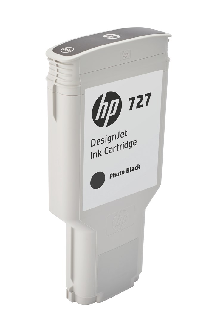 HP Czarny fotograficzny wkład atramentowy 727 DesignJet 300 ml - obrazek 2