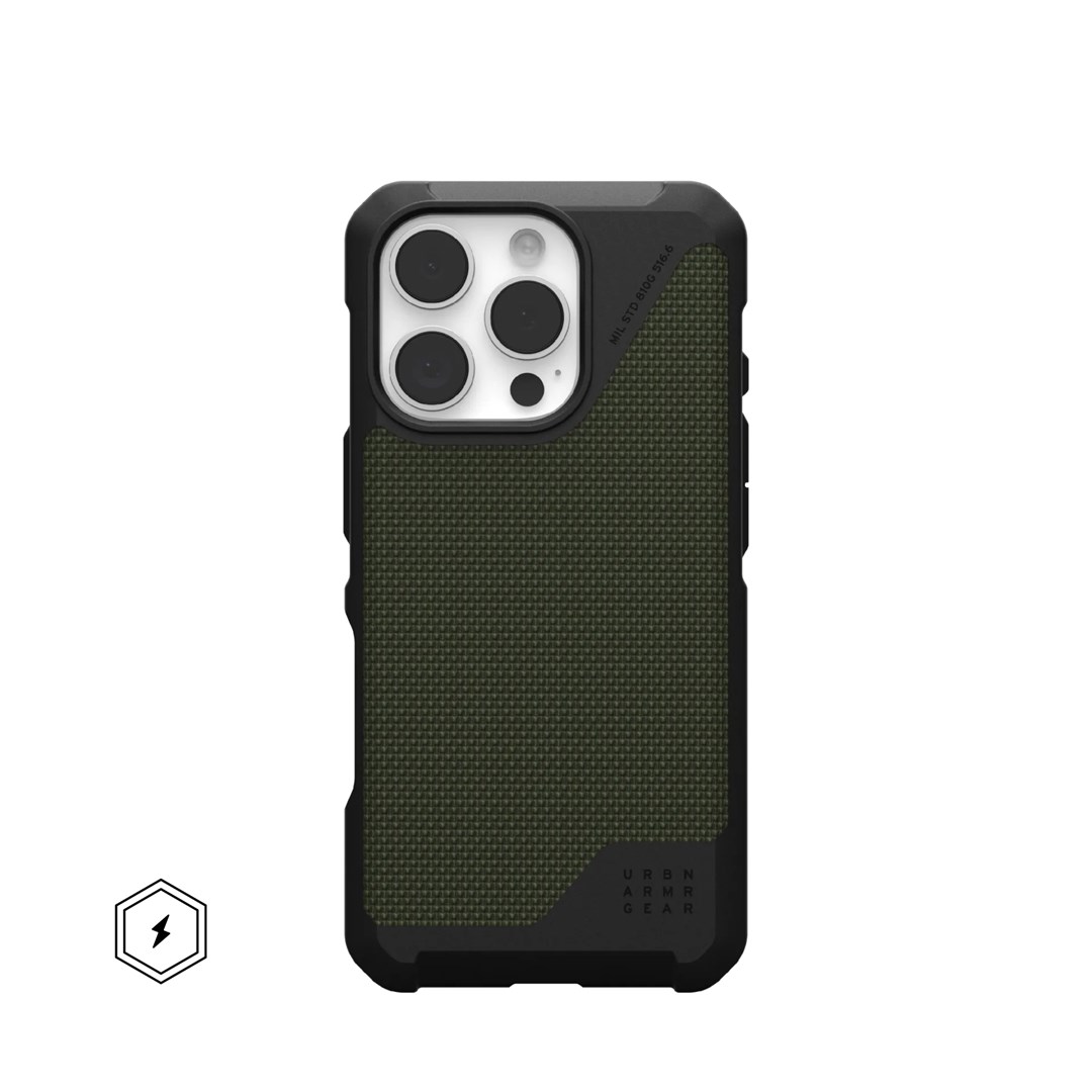 Obudowa ochronna do iPhone 16 Pro MagSafe Kevlar Olive