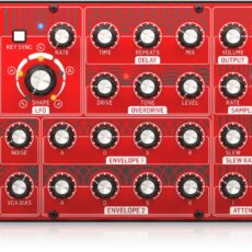Behringer NEUTRON syntezator Syntezator analogowy Czerwony