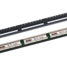 Q-LANTEC Patch panel UTP kat.5e, 24 porty złącza LSA 1U