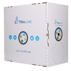 Kabel sieciowy Extralink EX.8710 (FTP; 305m; kolor czarny)