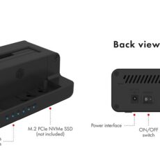 ICY BOX IB-2914MSCL-C31 USB 3.2 Gen 2 (3.1 Gen 2) Type-C Czarny