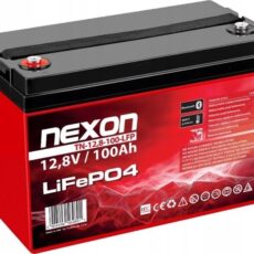 NEXON AKUMULATOR LIFEPO4 100AH 12,8V, BLUETOOTH (APLIKACJA) I MATA GRZEWCZA