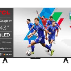 Telewizor TCL 4K QLED 43T69C 43 Telewizor Smart TV Telewizja Google TV UHD Czarny