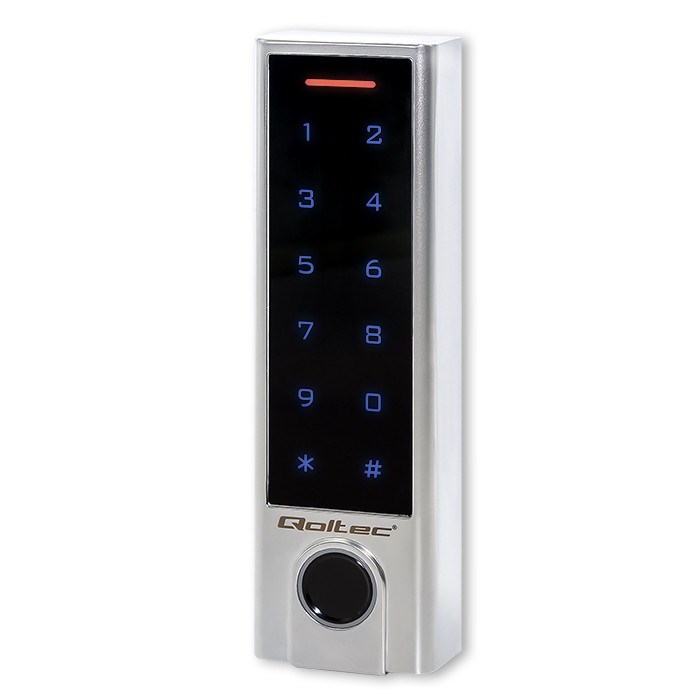 Zamek szyfrowy dotykowy Proteus z czytnikiem linii papilarnych RFID kod karta brelok dzwonek IP68 EM