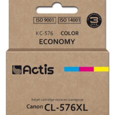 Actis KC-576 Tusz (zamiennik Canon CL-576XL; Supreme; 15 ml; kolor: niebieski, żółty, czerwony.