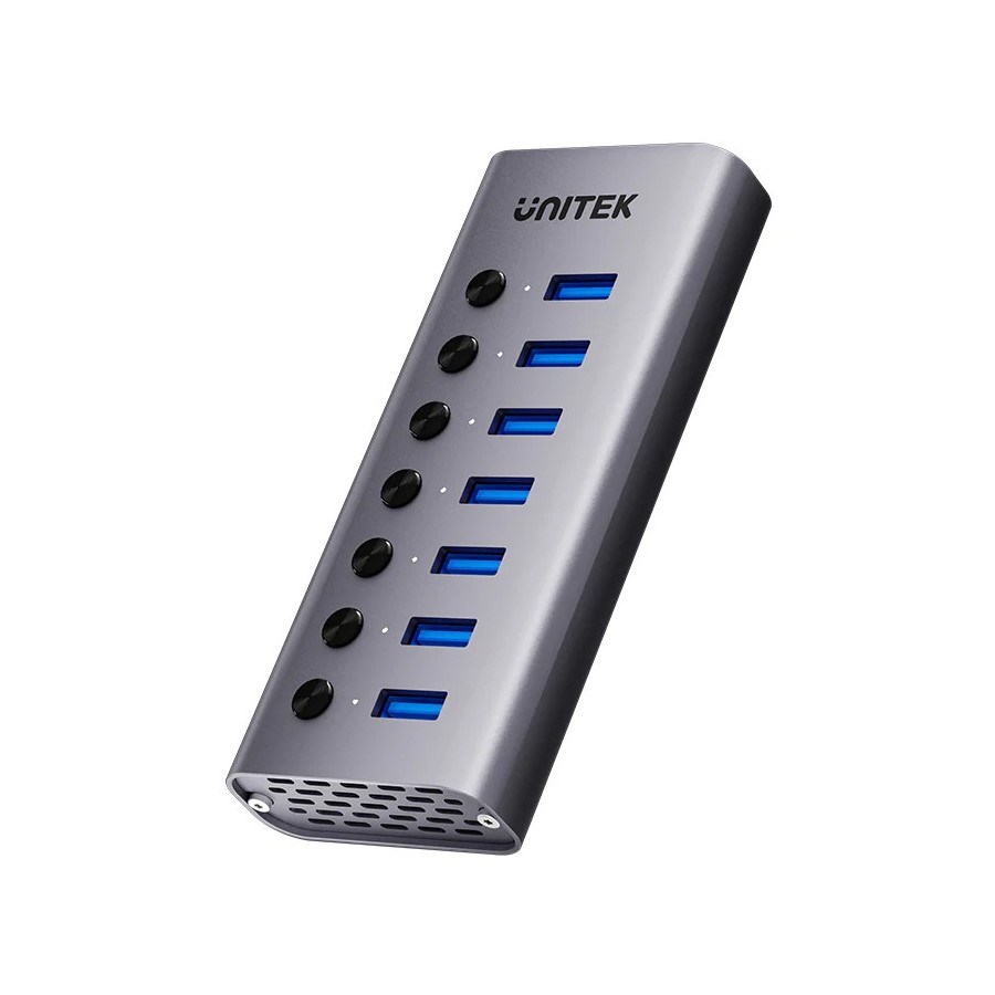 UNITEK HUB USB-A 3.0 7W1, 5GBPS Z PRZEŁĄCZNIKIEM - obrazek 2
