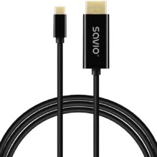 SAVIO KABEL USB-C DO HDMI 30HZ 1M PLASTIK CL-190