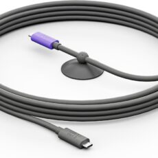 Logitech 952-000195 kabel USB USB 3.2 Gen 2 (3.1 Gen 2) 5 m USB C Grafitowy, Fioletowy