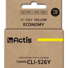 Actis KC-526Y Tusz (zamiennik Canon CLI-526Y; Standard; 10 ml; żółty)