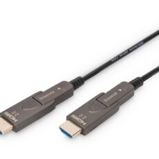 Digitus Hybrydowy kabel światłowodowy 4K AOC HDMI z 10m odłączanym wtykiem