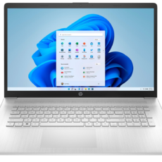 HP 17-CN2068CL i5-1235U 17.3" FHD AG 8GB SSD512 BT BLKB FPR Win11 Natural Silver (REPACK) 2Y