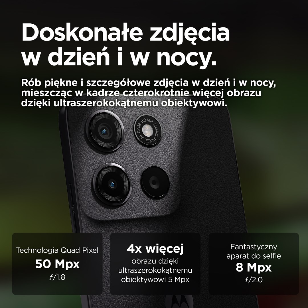 Smartfon Motorola Moto G15 8/128GB Gravity Grey - obrazek 2