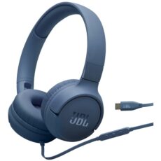 Słuchawki przewodowe JBL Tune 520 USB-C Niebieskie