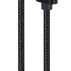 GEMBIRD KABEL USB - DO 8 PIN W OPLOCIE TEKSTYLNYM, WTYKI W OSŁONIE METALOWEJ 1.8M, ŁADOWANIE/TRANSMISJA DANYCH, CZARNY