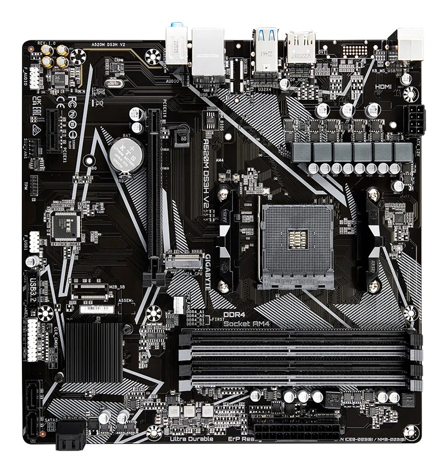 Płyta główna Gigabyte A520M DS3H V2 - obrazek 2