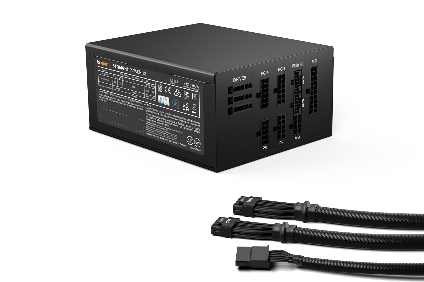 ZASILACZ BEQUIET! STRAIGHT POWER 12 1200W - obrazek 2