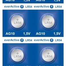 EVERACTIVE BATERIE ALKALICZNE MINI AG10 G10 LR1130 LR54, BLISTER 10 SZT. EVAG10