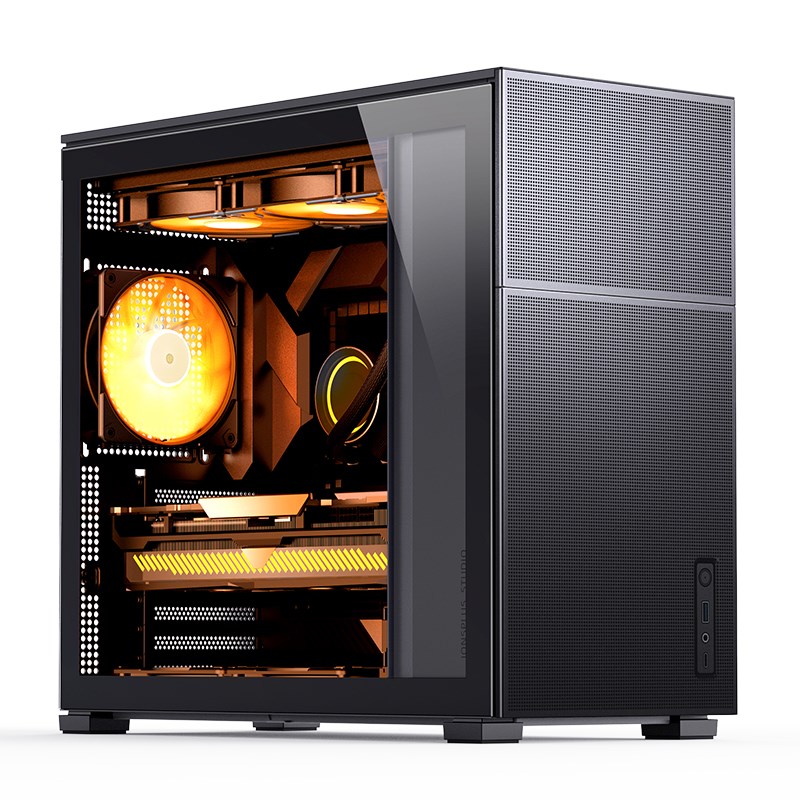 Obudowa Jonsbo D41 MESH ATX, szkło hartowane - czarna - obrazek 2