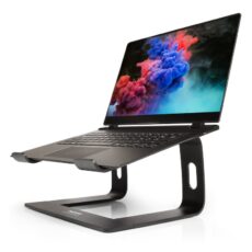 Port Designs 901103 stojak na laptop Podstawka na notebooka Aluminium, Czarny 39,6 cm (15.6")