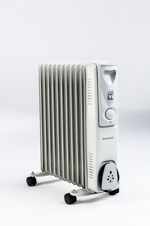 Grzejnik olejowy Ravanson OH-11 (2500W; 11; kolor szary) - obrazek 2