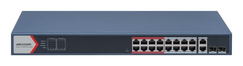 SWITCH POE DS-3E1318P-EI 16-PORTOWY SFP Hikvision - obrazek 2