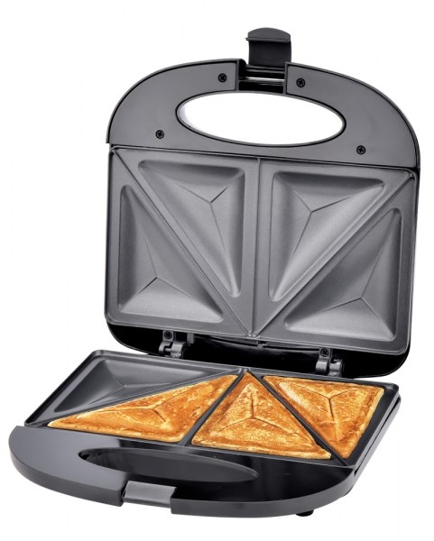 Opiekacz do kanapek Esperanza ASIAGO EKT011 (1000W; kolor czarno-srebrny) - obrazek 2