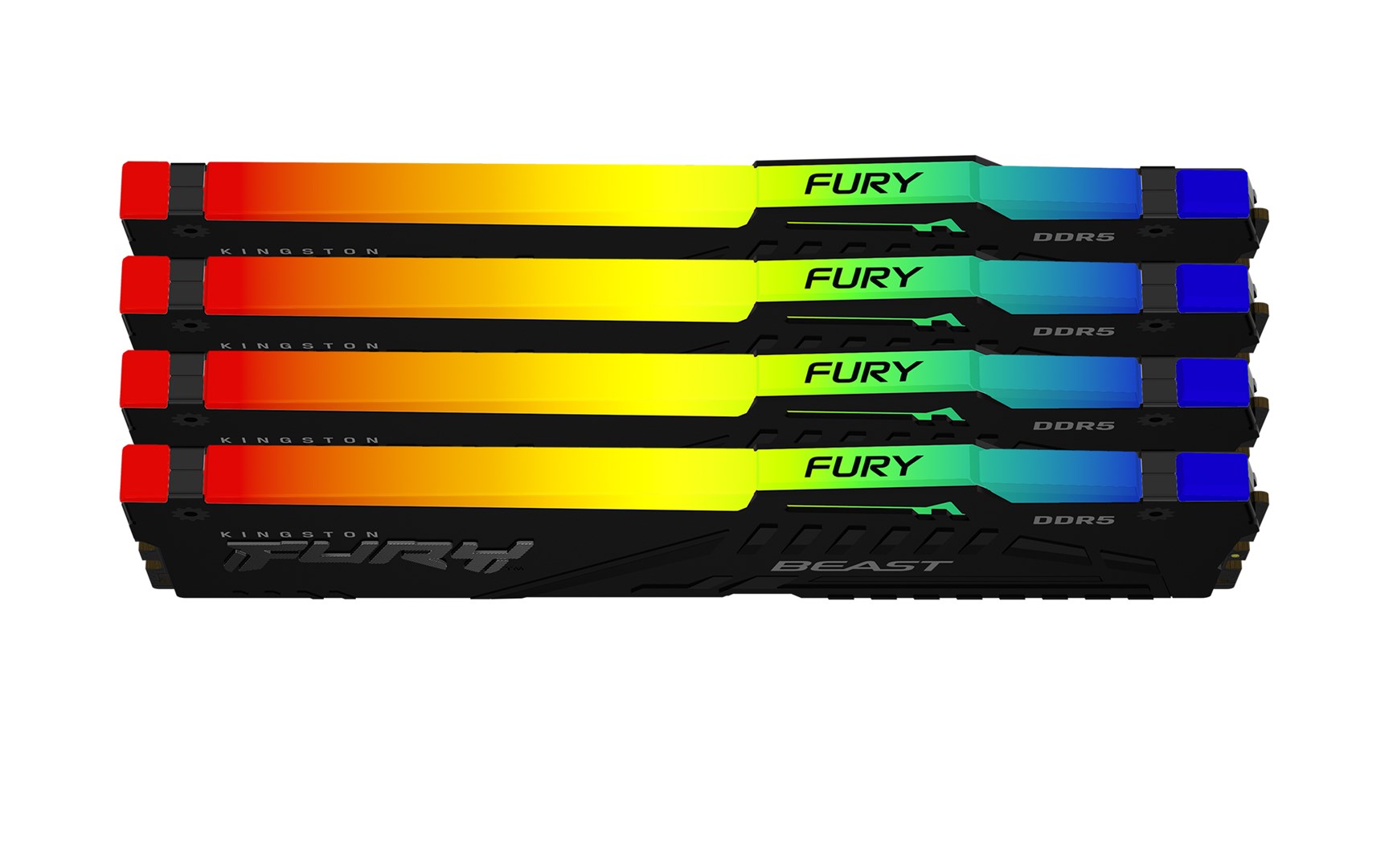 KINGSTON DDR5 64GB 5200Mhz CL40 FURY Beast RGB KITx4 - obrazek 2