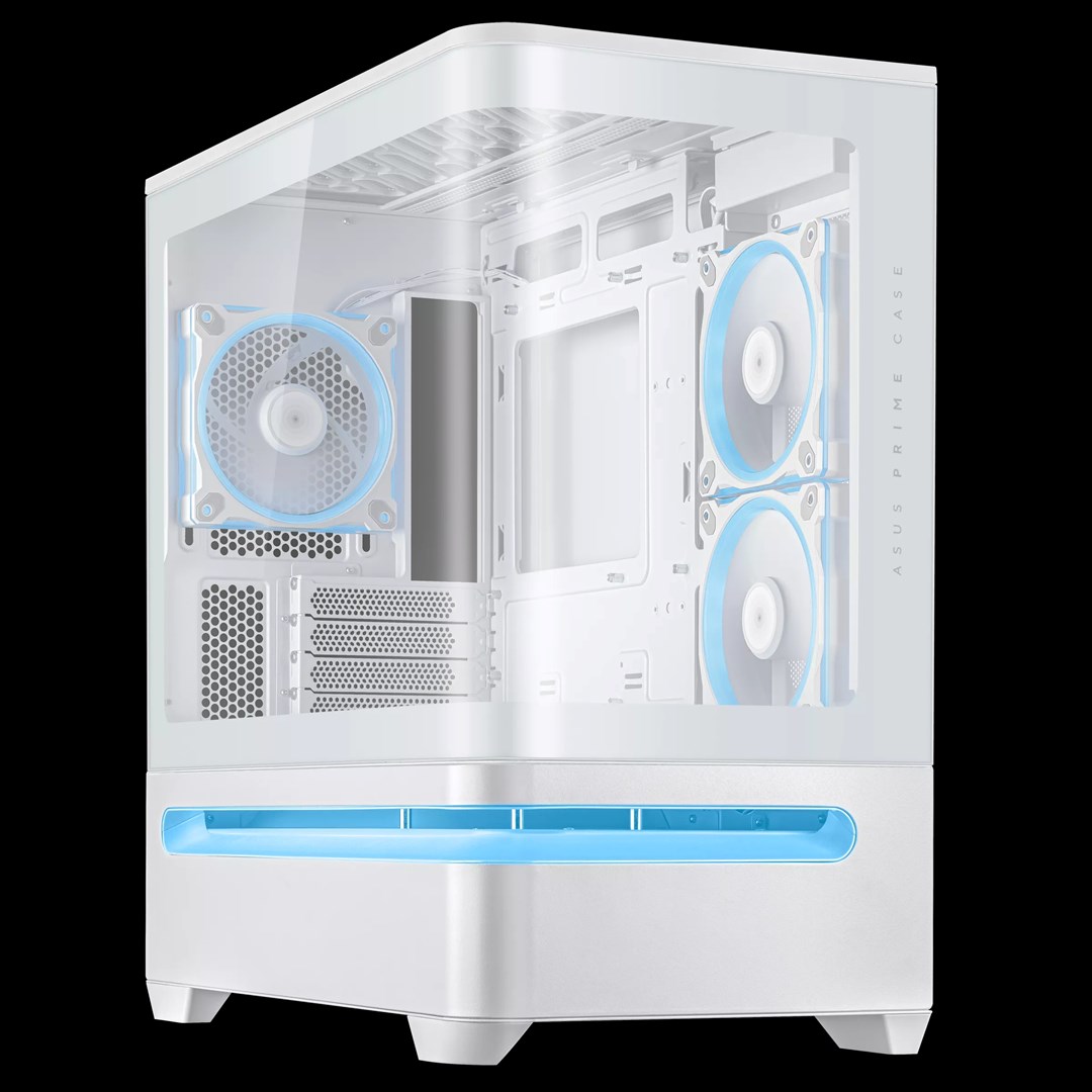 Obudowa ASUS PRIME AP202 TG ARGB WHITE - obrazek 2