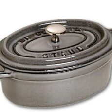 Mini garnek żeliwny owalny Staub - 250 ml, Grafitowy