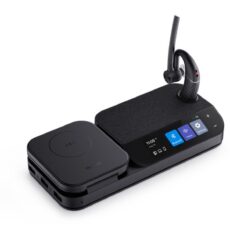 Yealink BH71-WORKSTATION słuchawki/zestaw słuchawkowy Bezprzewodowy Douszny Biuro/centrum telefoniczne Bluetooth Podstawka do ładowania Czarny