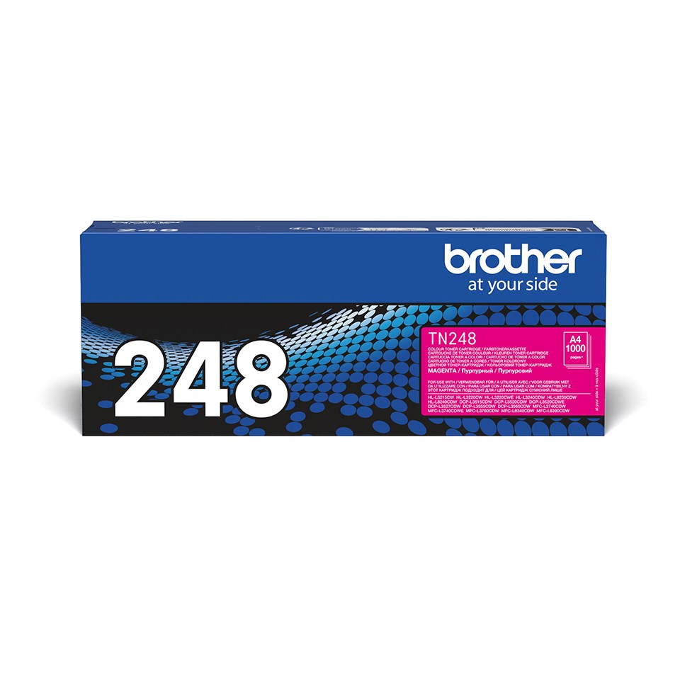 Brother TN-248M kaseta z tonerem 1 szt. Oryginalny Purpurowy - obrazek 2