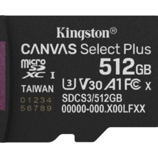 KINGSTON microSDXC 512GB Canvas Select Plus Gen3