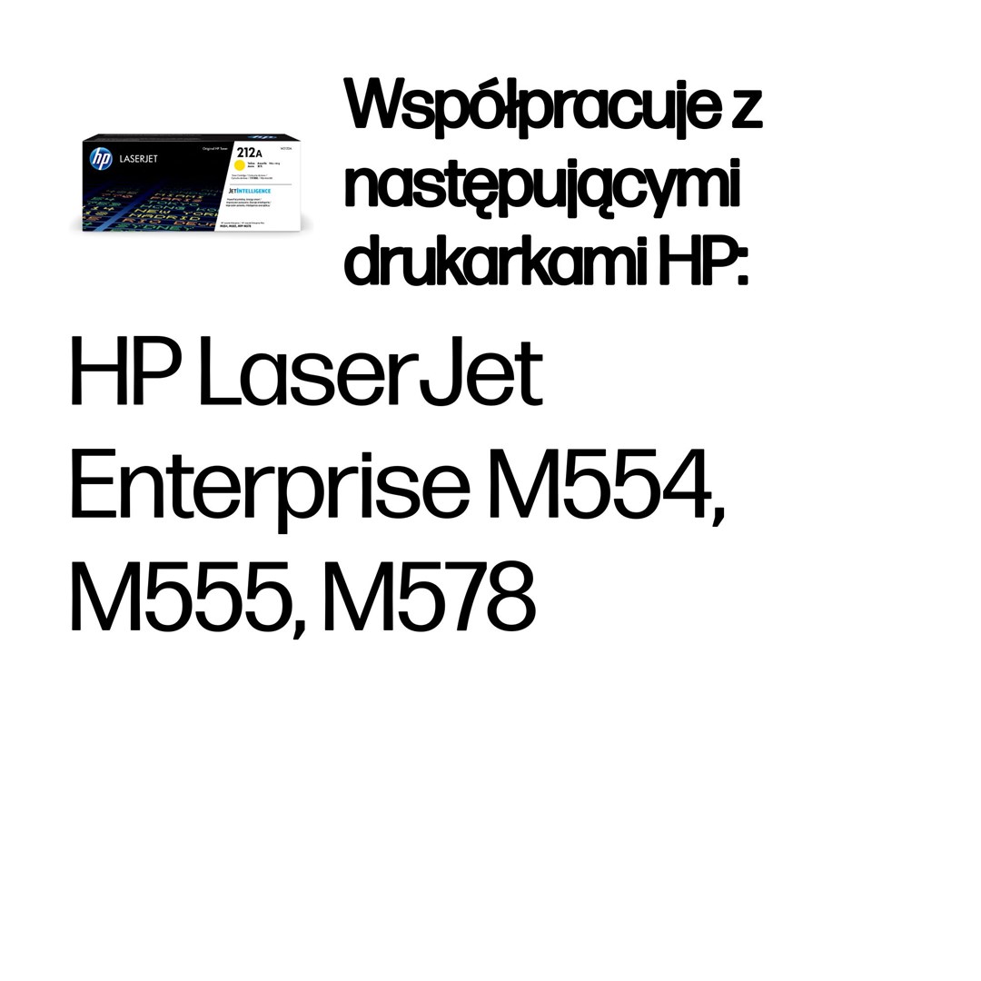 HP 212A YELLOW ORIGINAL/LASERJET TONER CARTRIDGE - obrazek 2