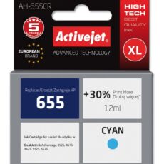 Activejet AH-655CR Tusz (zamiennik HP 655 CZ110AE; Premium; 12 ml; niebieski)