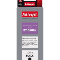 Activejet AB-D60Bk Tusz  (zamiennik Brother BT-D60Bk; Supreme; 100 ml; czarny)