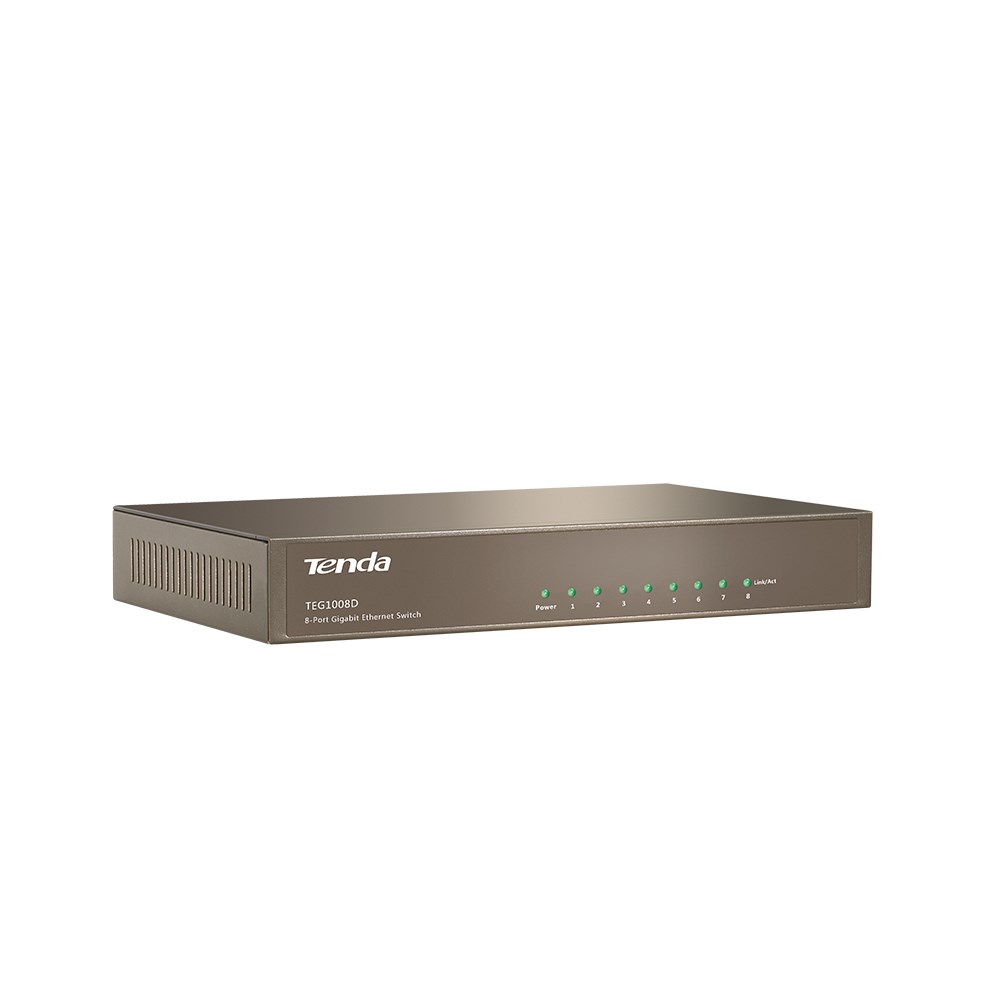 Switch Tenda TEG1008D (8x 10/100/1000Mbps) - obrazek 2