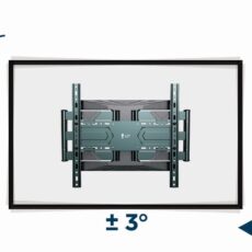 GEMBIRD REGULOWANY UCHWYT ŚCIENNY LCD 40"-80" VESA MAX 600 X 400MM, DO 50KG