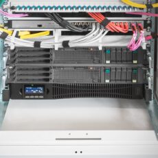 Digitus Zasilacz awaryjny UPS Online Rack 19" LCD, 1500VA/1500W, 3x12V/9Ah, 8xC13, USB, RS232, RJ45